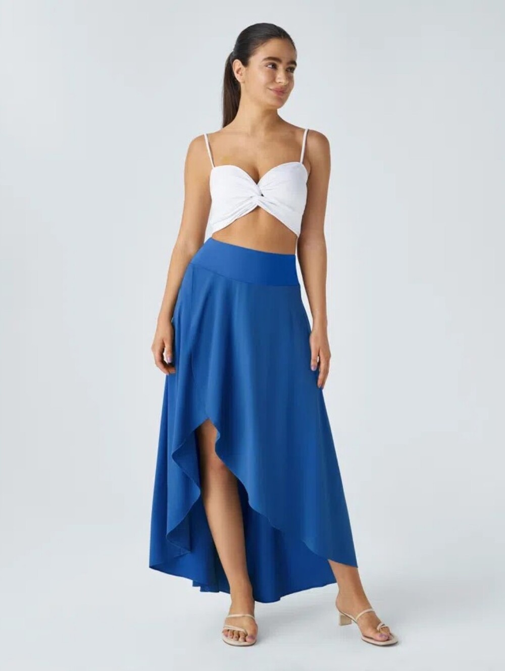 Halara Breezeful High Waisted High Low Maxi Skort
